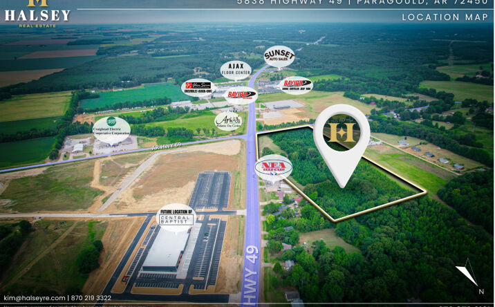 Pictures of Land property located at 5838 US 49, Paragould, AR 72450 for sales - image #1