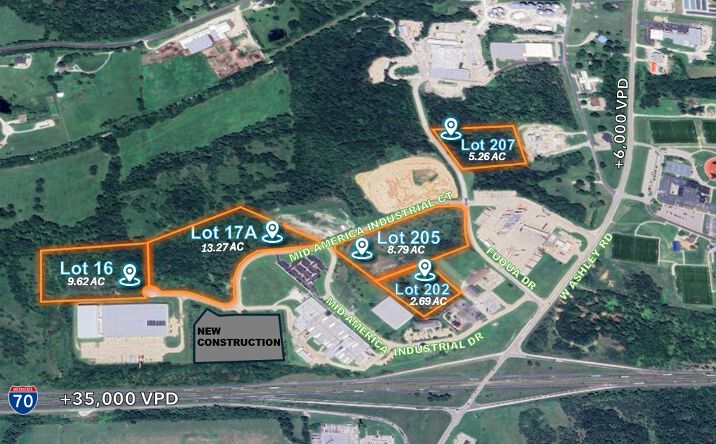 Pictures of Land property located at Lot 17A Mid-America Industrial Ct, Boonville, MO 65233 for sales - image #1