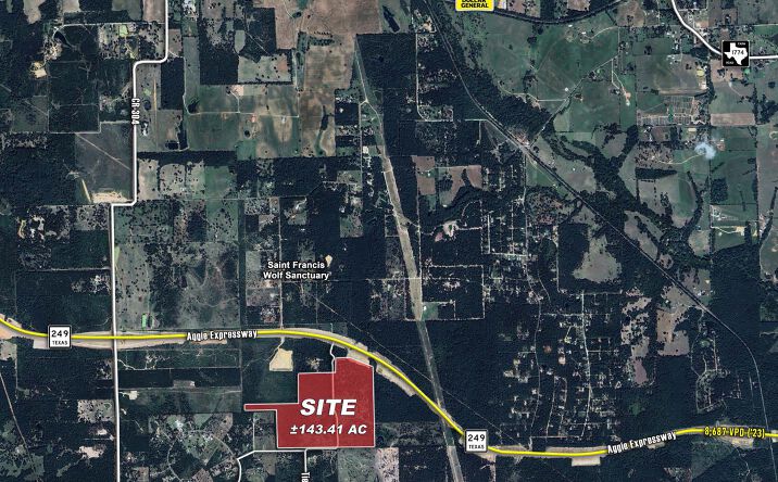Pictures of Land property located at SH 249 Aggie Expressway, Plantersville, TX 77363 for sales - image #1