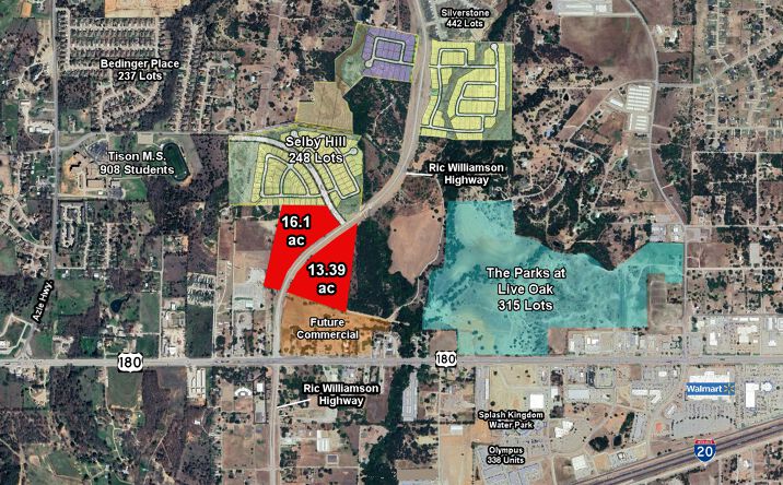 Pictures of Land property located at Ric Williamson Memorial Highway & U.S. 180, Weatherford, TX 76087 for sales - image #1