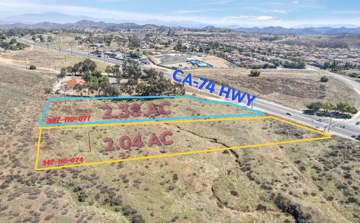 Pictures of Land property located at 0 Hwy 74, Lake Elsinore, CA 92532 for sales - image #1