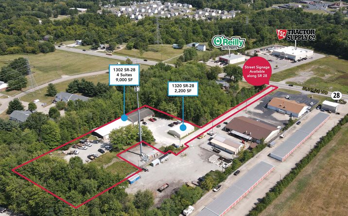 Pictures of Industrial property located at 1302 & 1320 Ohio 28, Loveland, OH 45140 for sales - image #1
