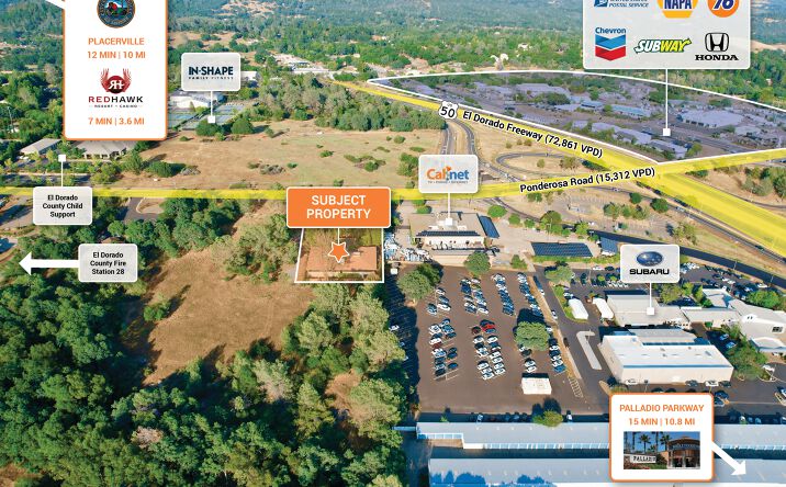 Pictures of Office property located at 3932 Ponderosa Rd, Shingle Springs, CA 95682 for sales - image #1