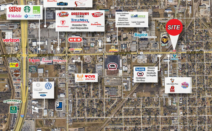 Pictures of Land, Office, Retail property located at 2910 College St, Beaumont, TX 77701 for sales - image #1