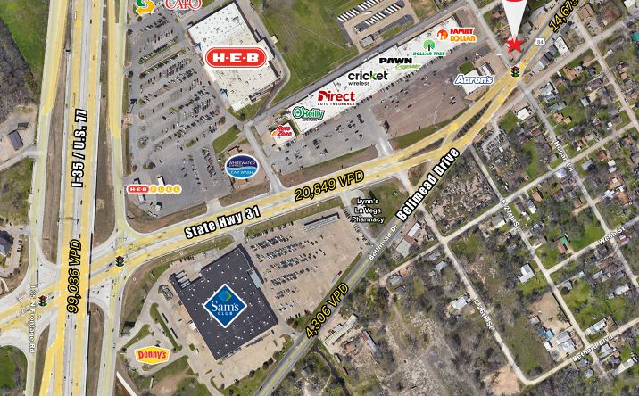 Pictures of Land, Mixed Use, Office, Retail property located at 2800 Bellmead Dr, Waco, TX 76705 for sales - image #1