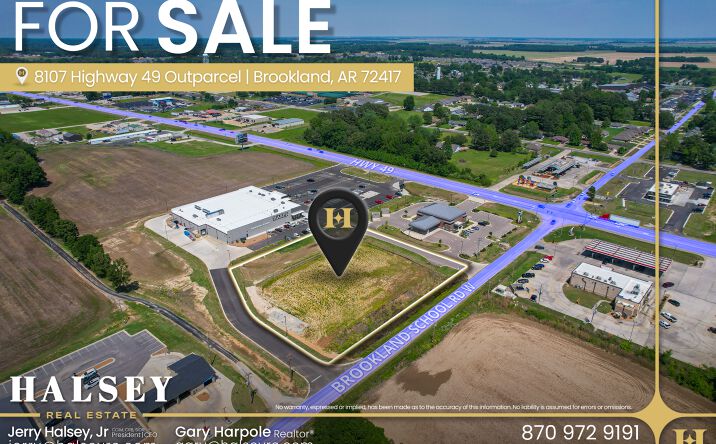 Pictures of Land property located at 8107 Highway 49, Brookland, AR 72417 for sales - image #1