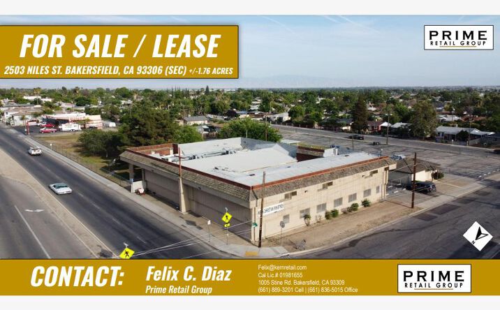 Pictures of Mixed Use, Multifamily, Retail, Special Purpose property located at 2503 Niles St, Bakersfield, CA 93306 for sales - image #1
