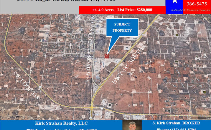 Pictures of Land property located at 3000 S Edgar Cir, Odessa, TX 79766 for sales - image #1