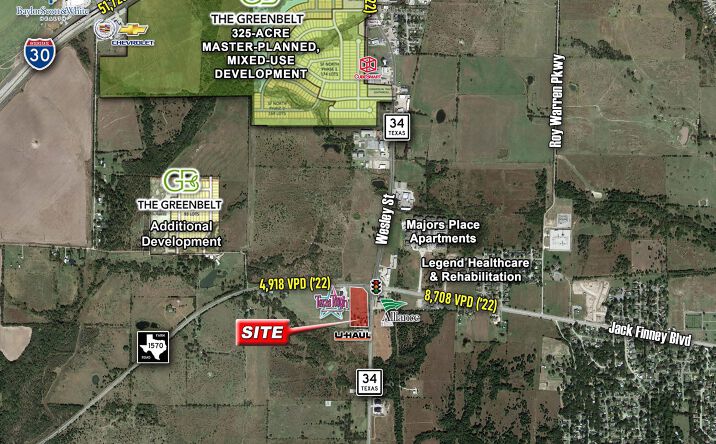Pictures of Land property located at Hwy 34/Wesley St & FM-1570, Greenville, TX 75402 for sales - image #1