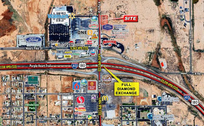 Pictures of Land property located at North of I-40 on N Park Dr, Winslow, AZ 86047 for sales - image #1