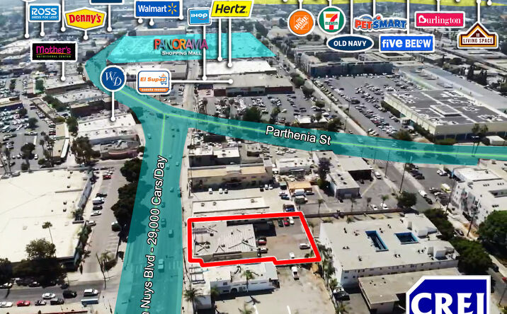 Pictures of Multifamily, Office, Land property located at 8741-8751 Van Nuys, Panorama City, CA 91402 for sales - image #1