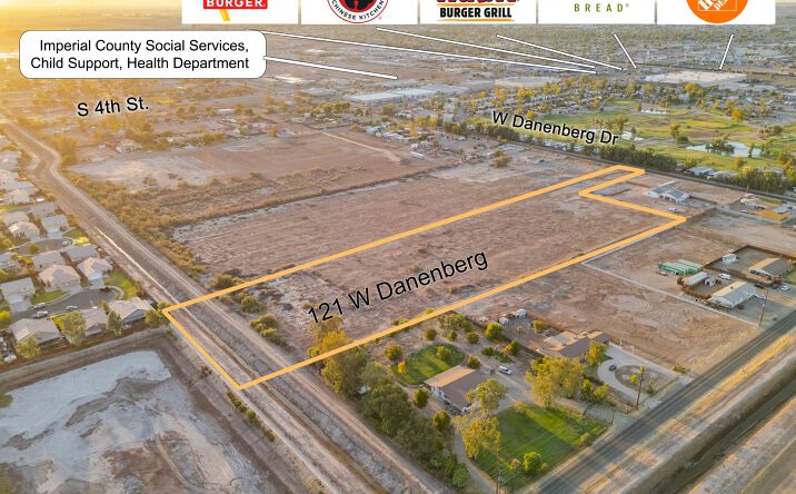 Pictures of Land property located at 121 W Danenberg Dr, El Centro, CA 92243 for sales - image #1
