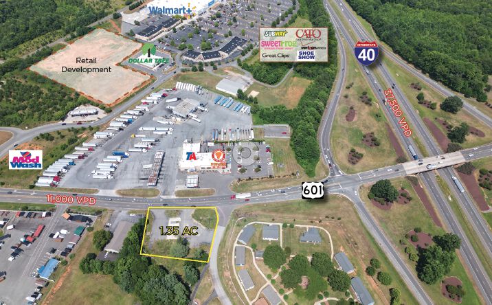 Pictures of Land, Retail property located at 1675 U.S. Hwy 601 N, Mocksville, NC 27028 for sales - image #1