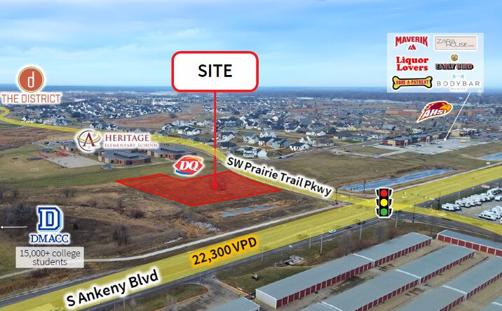 Pictures of Land property located at S Ankeny Blvd & SW Prairie Trail Pkwy, Ankeny, IA 50023 for sales - image #1