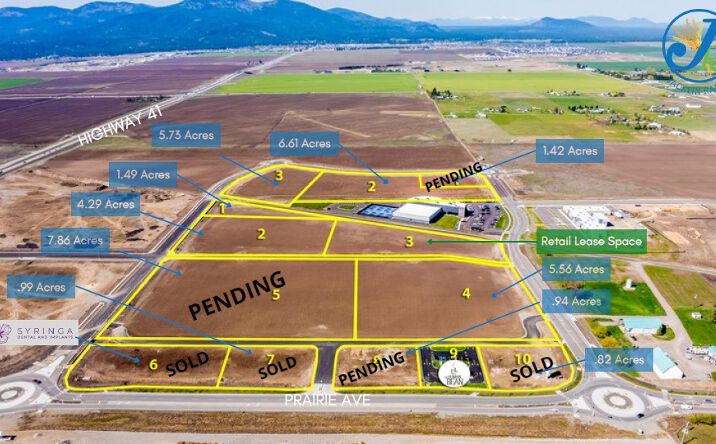 Pictures of Land property located at W Prairie Ave, Post Falls, ID 83854 for sales - image #1