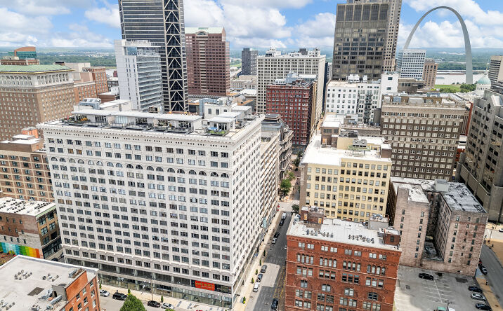 Pictures of Mixed Use, Multifamily, Retail property located at 915 Olive St, St. Louis, MO 63101 for sales - image #1