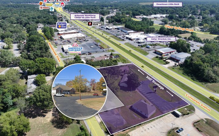 Pictures of Land property located at 5924 S University Ave, Little Rock, AR 72209 for sales - image #1