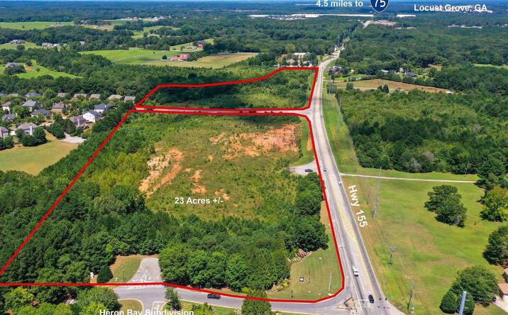 Pictures of Land property located at Highway 155 at Mcintosh Drive, Locust Grove, GA 30248 for sales - image #1