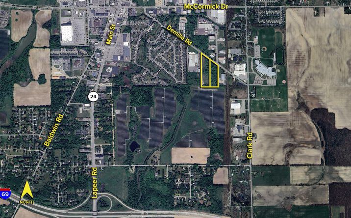 Pictures of Land property located at 331 Demille Rd, Lapeer, MI 48446 for sales - image #1