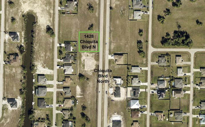 Pictures of Land property located at 1428 Chiquita Blvd N, Cape Coral, FL 33993 for sales - image #1