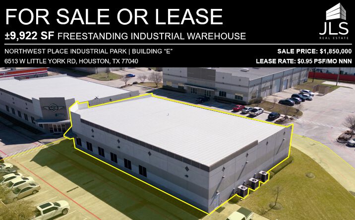 Pictures of Industrial property located at 6513 W Little York Rd, Houston, TX 77040 for sales - image #1