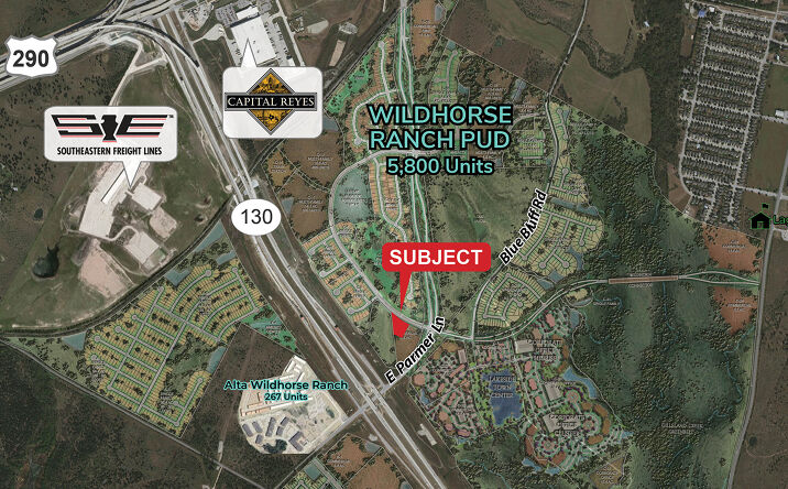 Pictures of Land property located at Parmer Lane and Wildhorse Ranch Trail, Manor, TX 78653 for sales - image #1