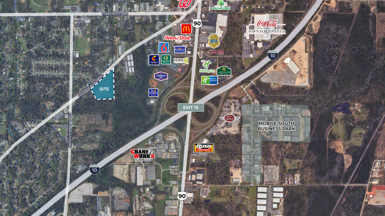 Pictures of Land property located at 5991 Old Pascagoula Rd, Theodore, AL 36619 for sales - image #1