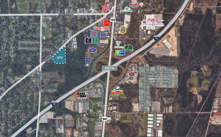 Pictures of Land property located at 5991 Old Pascagoula Rd, Theodore, AL 36619 for sales - image #1
