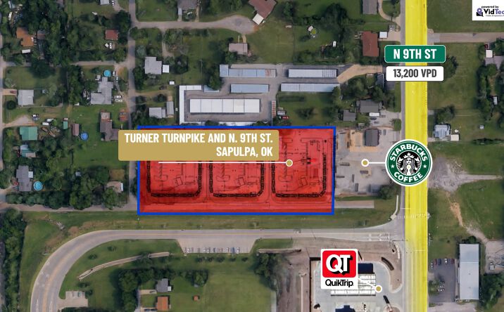 Pictures of Land, Retail property located at 1304 N 9th St, Sapulpa, OK 74066 for sales - image #1