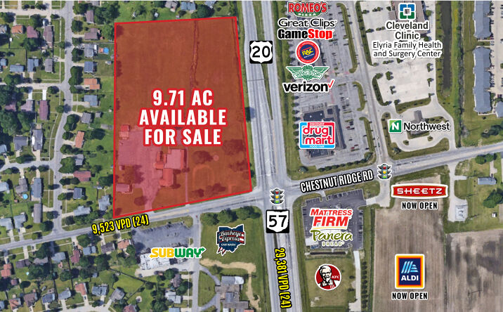 Pictures of Land property located at 38550 Chestnut Ridge Rd, Elyria, OH 44035 for sales - image #1