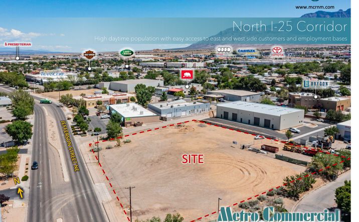 Pictures of Land property located at 8400 Jefferson St NE, Albuquerque, NM 87113 for sales - image #1