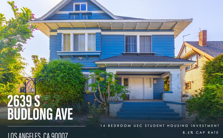 Pictures of Multifamily property located at 2639 S Budlong Ave, Los Angeles, CA 90007 for sales - image #1