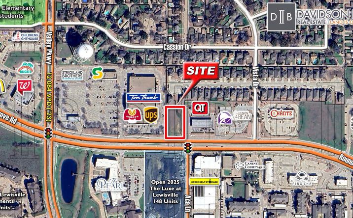 Pictures of Retail property located at Round Grove Rd. & Ace Ln., Lewisville, TX 75028 for sales - image #1