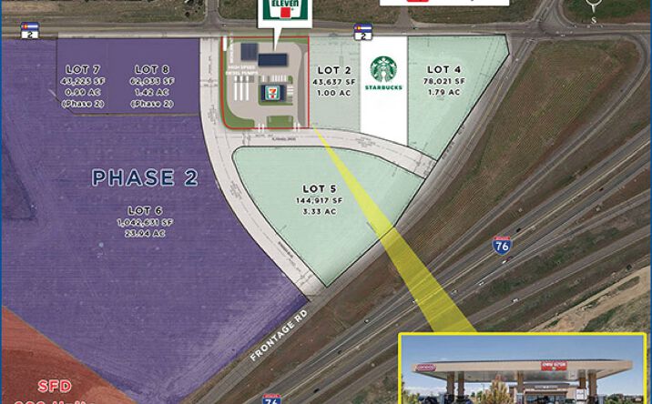 Pictures of Land property located at SWC I-76 & Highway 2, Lochbuie, CO 80603 for sales - image #1