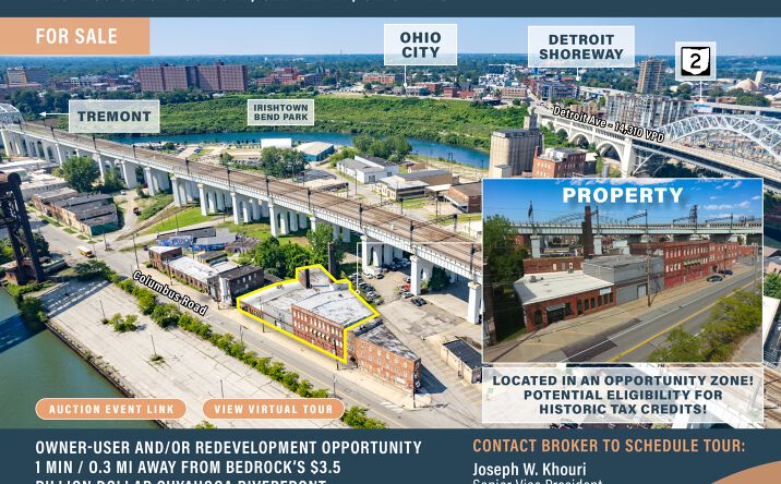 Pictures of Industrial, Office property located at 1736 Columbus Rd, Cleveland, OH 44113 for sales - image #1