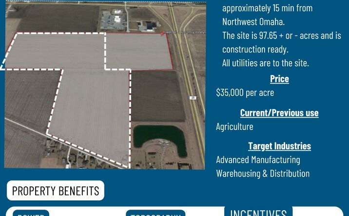 Pictures of Land property located at 1100 Bud Blvd, Fremont, NE 68025 for sales - image #1