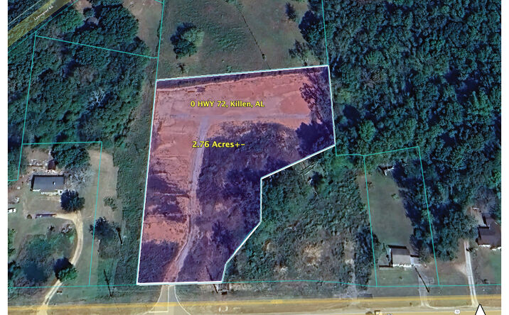 Pictures of Land property located at 0 Highway 72, Killen, AL 35645 for sales - image #1
