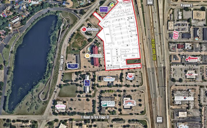 Pictures of Land property located at SWQ SH-360 & Six Flags Drive, Arlington, TX 76011 for sales - image #1