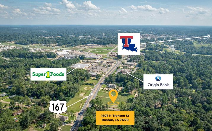 Pictures of Industrial property located at 1607 N TRENTON STREET, Ruston, LA 71270 for sales - image #1