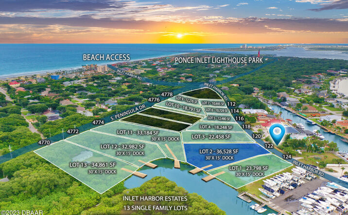 Pictures of Land property located at 122 Inlet Harbor Road, Ponce Inlet, FL 32127 for sales - image #1
