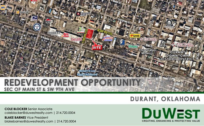 825 W Main St, Durant, OK 74701 | Crexi.com