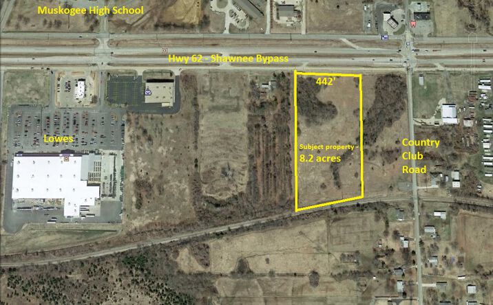 Pictures of Land property located at 3401 East Shawnee Bypass, Muskogee, OK 74403 for sales - image #1