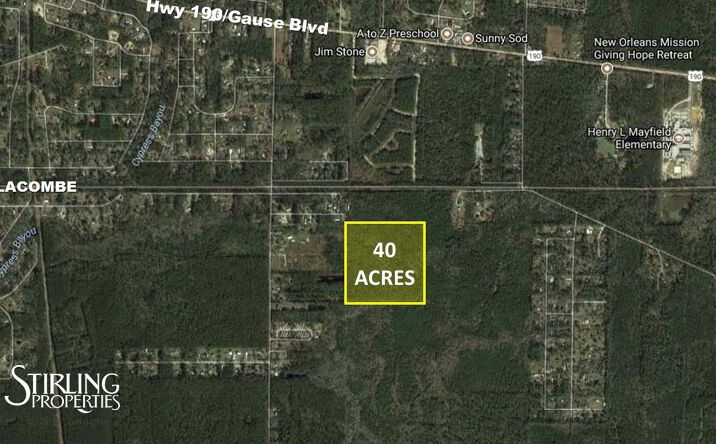 Pictures of Land property located at Clesi Avenue, Lacombe, LA 70445 for sales - image #1