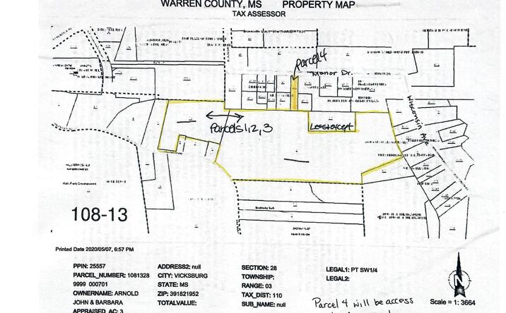 Pictures of Land property located at 00 Manor Dr, Vicksburg, MS 39180 for sales - image #1