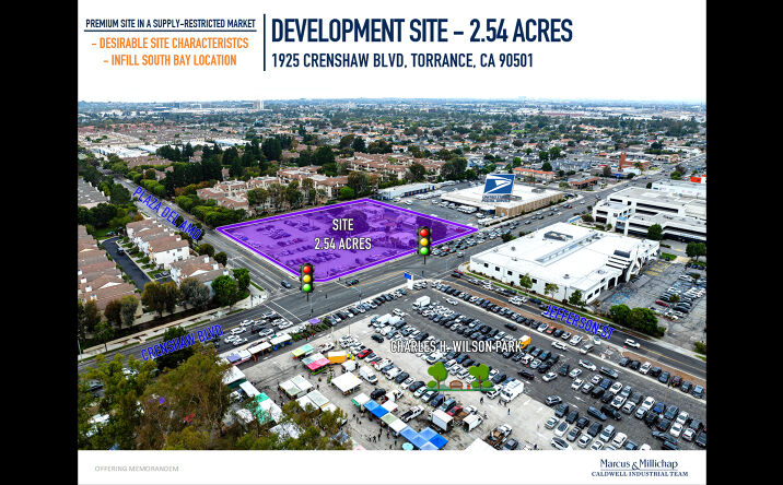 Pictures of Land property located at 1925 Crenshaw Blvd, Torrance, CA 90501 for sales - image #1