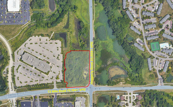 Pictures of Land property located at NEC 13 Mile & Haggerty, Novi, MI 48377 for sales - image #1