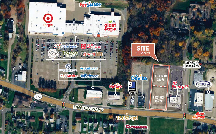 Pictures of Land property located at 2216 Lincoln Way E, Massillon, OH 44646 for sales - image #1