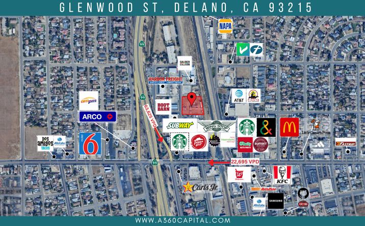 Pictures of Land property located at 1703 Glenwood St, Delano, CA 93215 for sales - image #1