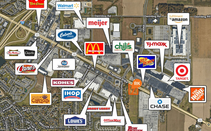 Pictures of Land, Retail property located at 9875 Fremont Pike, Perrysburg, OH 43551 for sales - image #1