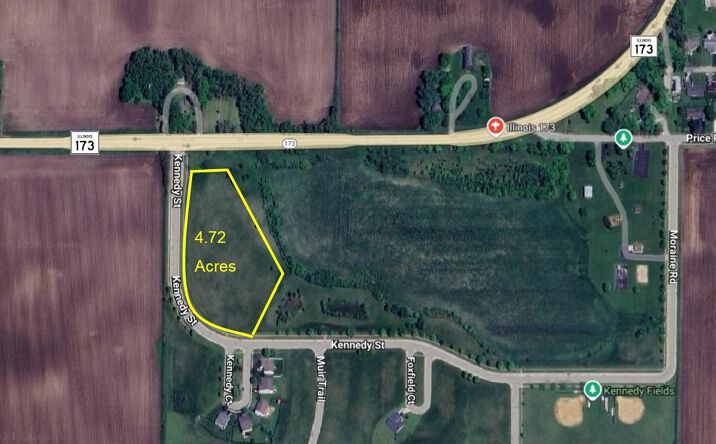 Pictures of Land property located at IL 173 & Kennedy St, Hebron, IL 60034 for sales - image #1